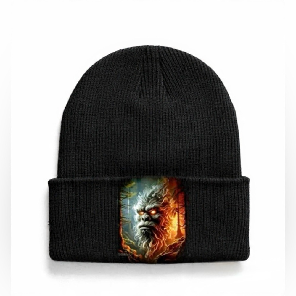 Bigfoot Black Beanie